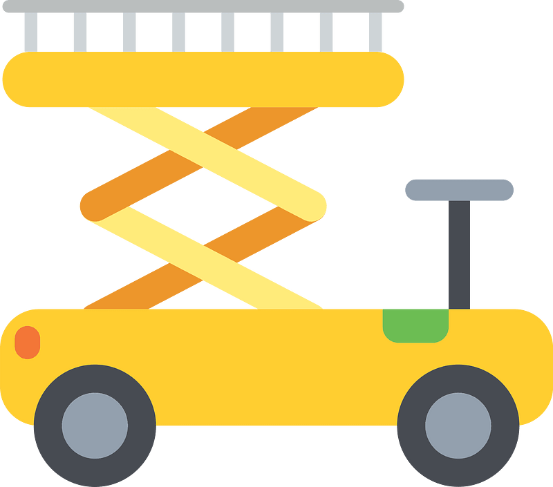 Scissor lift klipart