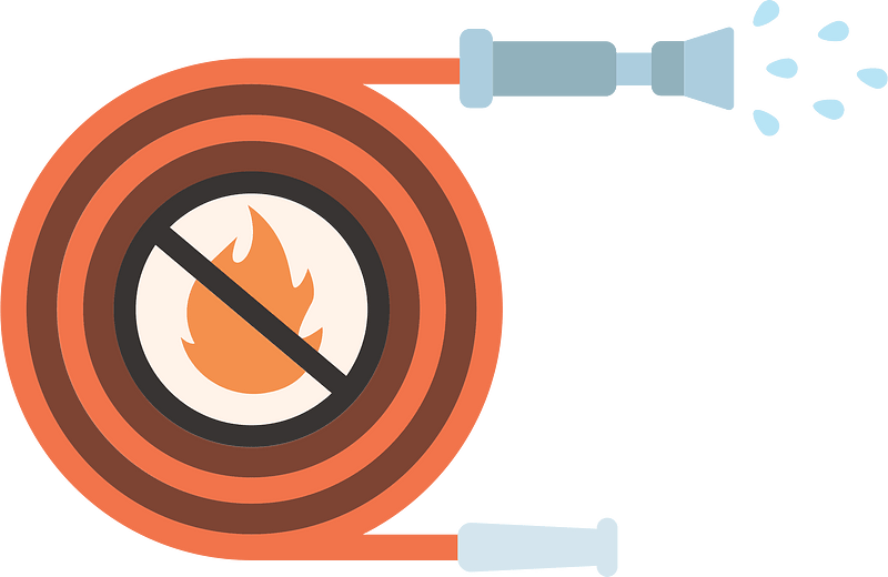 Tuyau d'incendie clipart