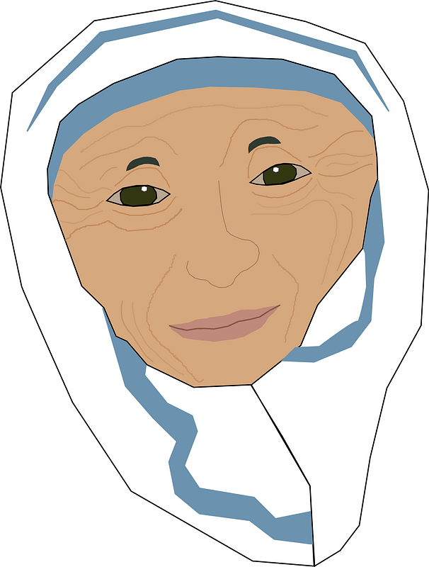 Madre Teresa clipart