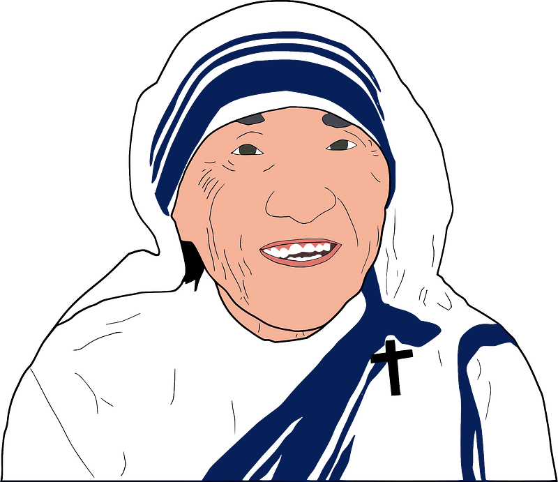 Moeder Theresa clipart