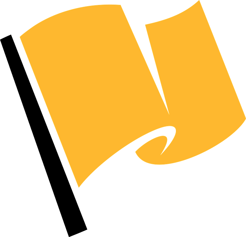 Yellow Flag clipart. Free download transparent .PNG Creazilla