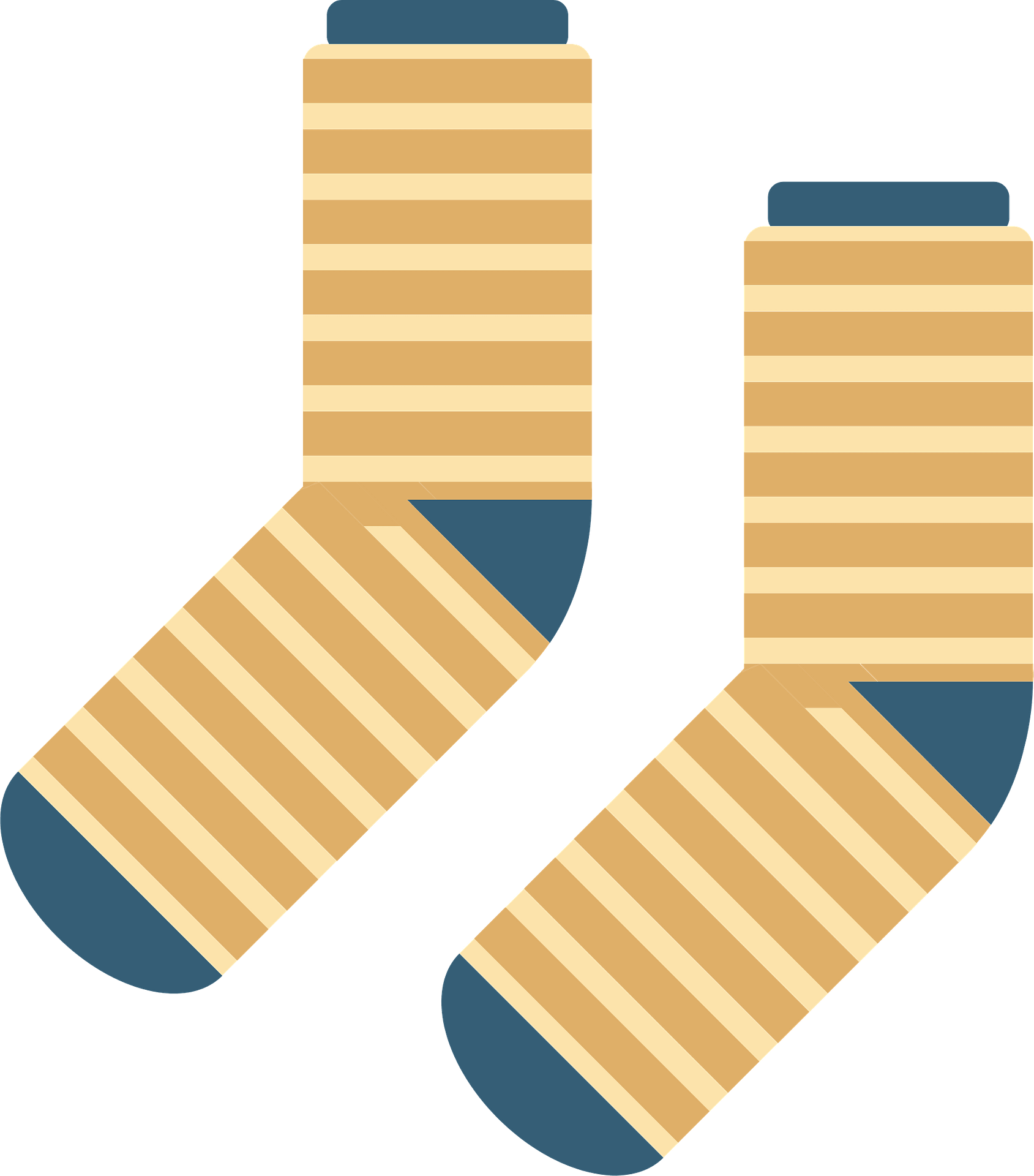 Blue Sock Clipart