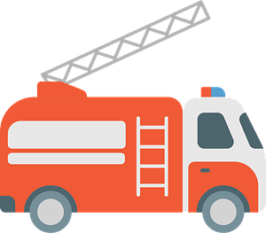 Fire truck clipart