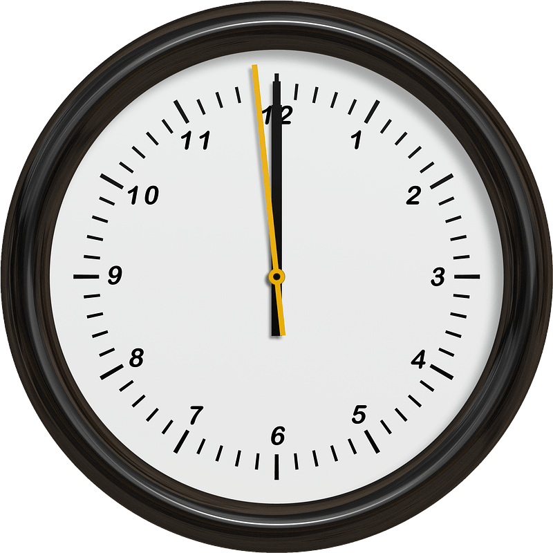 Clock clipart. Free download transparent .PNG Creazilla