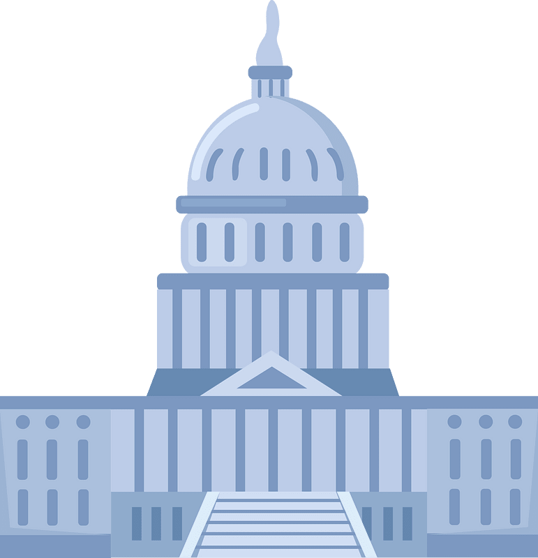 US Congress building clipart. Free download transparent .PNG | Creazilla