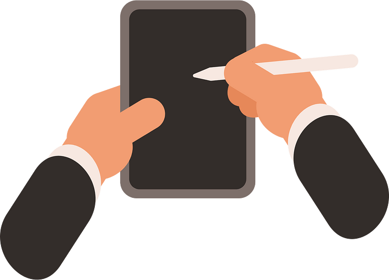 Tablet and stylus pen clipart. Free download transparent .PNG Creazilla