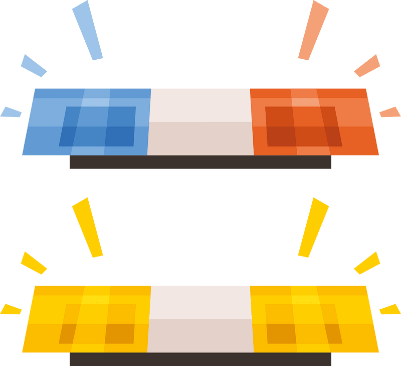 Flashing lights clipart. Free download transparent .PNG Creazilla