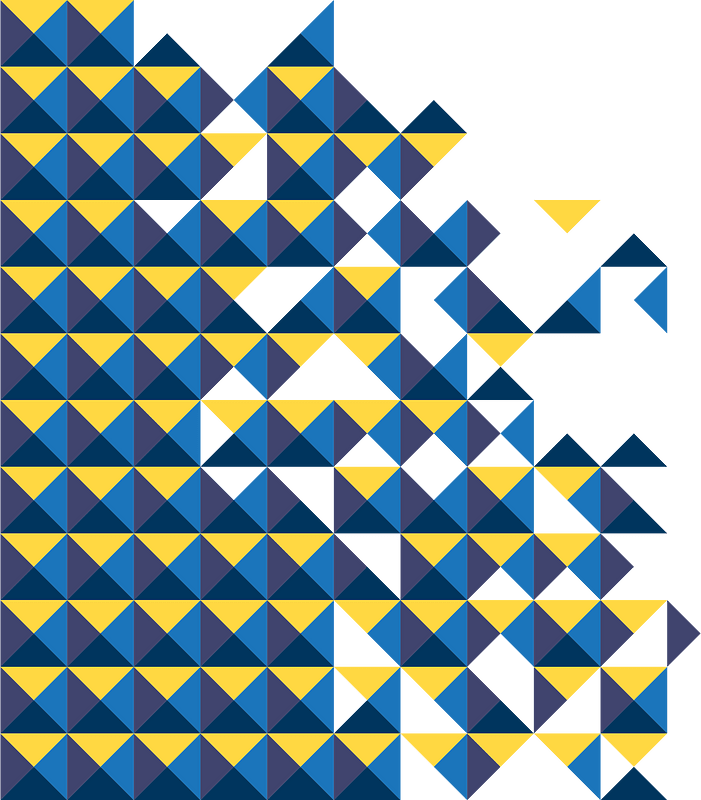 Triangular pattern background design clipart. Free download transparent