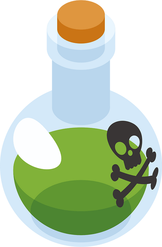Bottle with poison clipart. Free download transparent .PNG Creazilla