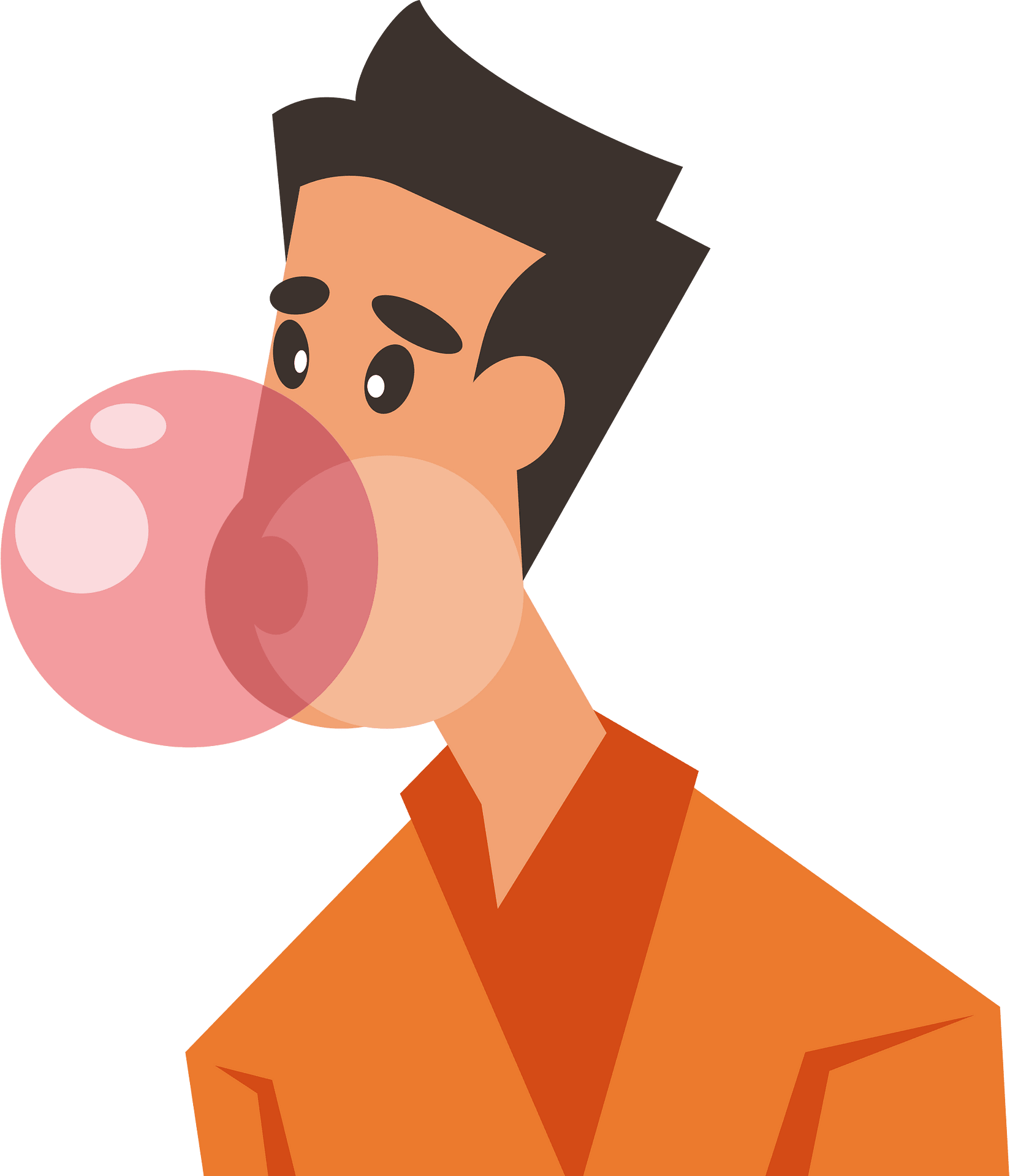 Chewing gum bubble clipart. Free download transparent .PNG | Creazilla