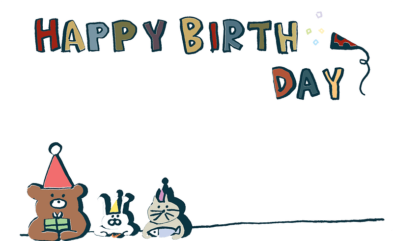 Happy Birthday Card clipart