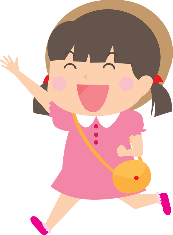 Child Girl Run clipart. Free download transparent .PNG Creazilla