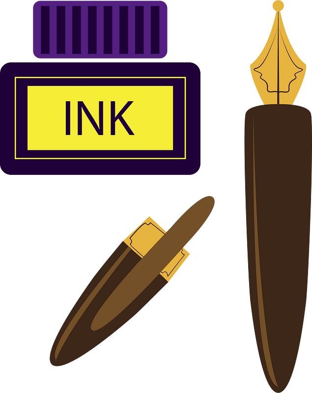 Fountain Pen and Ink clipart. Free download transparent .PNG Creazilla