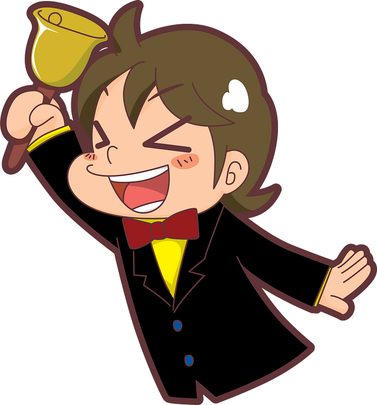 Man with Handbell clipart. Free download transparent .PNG Creazilla