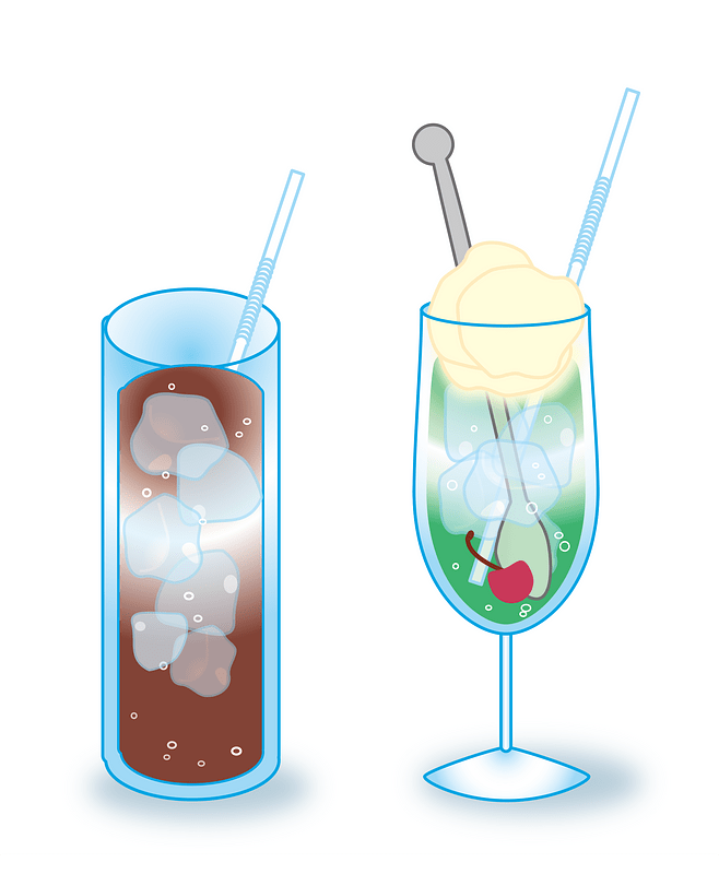 Cola Ice and Cream Soda Drinks clipart. Free download transparent .PNG