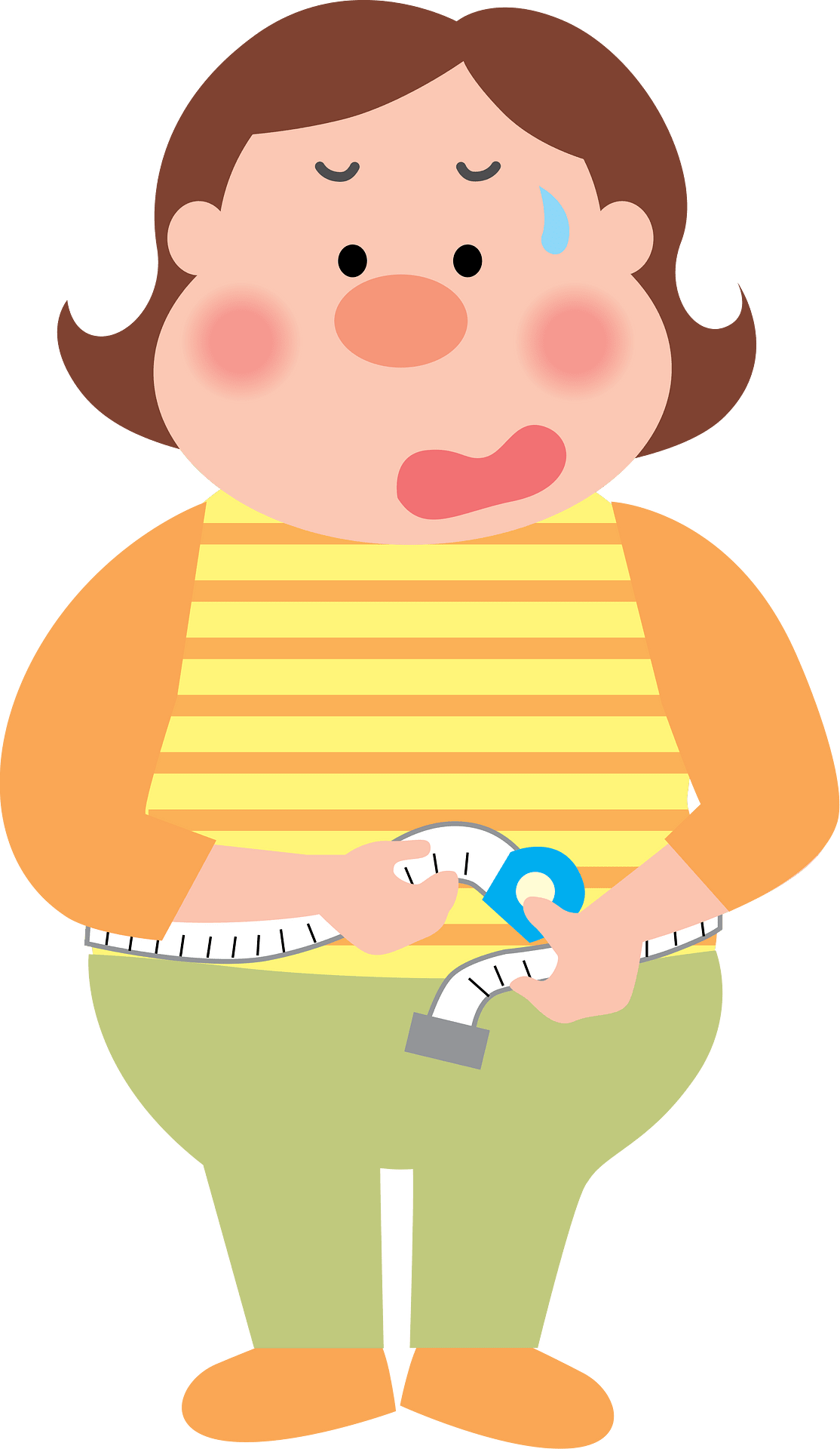 Mujer gorda clipart. Dibujos animados descargar gratis. | Creazilla