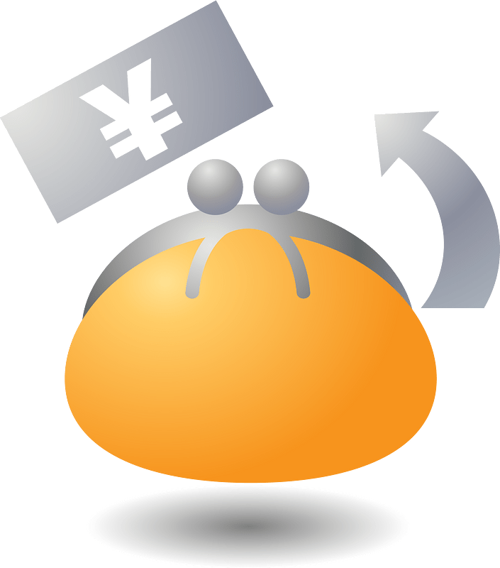 Purse with Money clipart. Free download transparent .PNG Creazilla