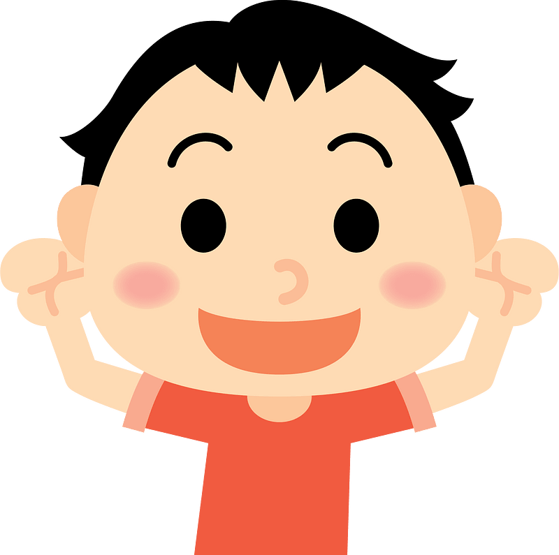 Happy Little Boy clipart. Free download transparent .PNG Creazilla