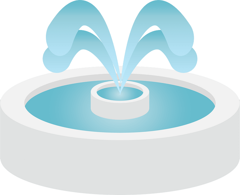 Fountain Water clipart. Free download transparent .PNG | Creazilla