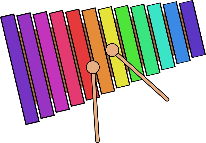 Xylophone clipart. Free download transparent .PNG Creazilla