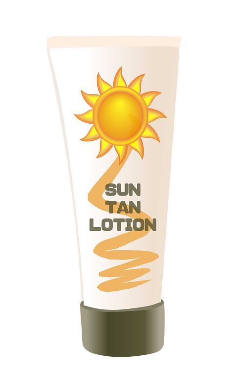 Suntan Lotion clipart