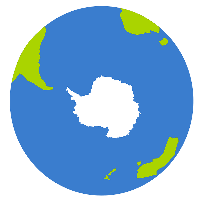 Antarctica on Earth clipart. Free download transparent .PNG | Creazilla