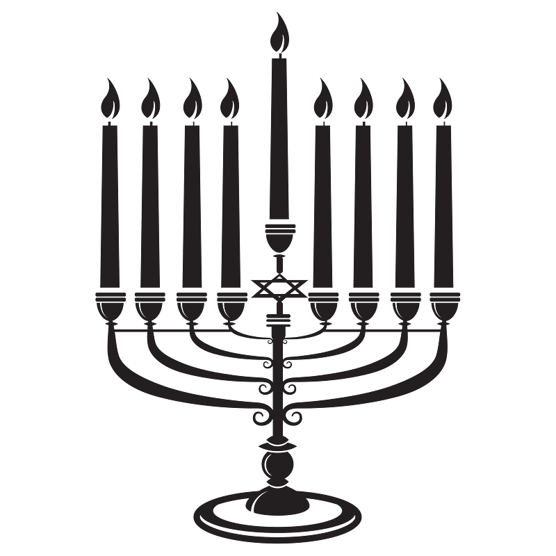 menorah clipart. Free download transparent .PNG Creazilla