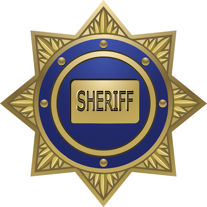 SheriffsAbzeichen clipart. Kostenloser Download. Creazilla