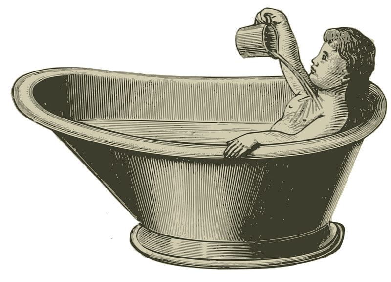 Bathing in a Bath clipart. Free download transparent .PNG Creazilla
