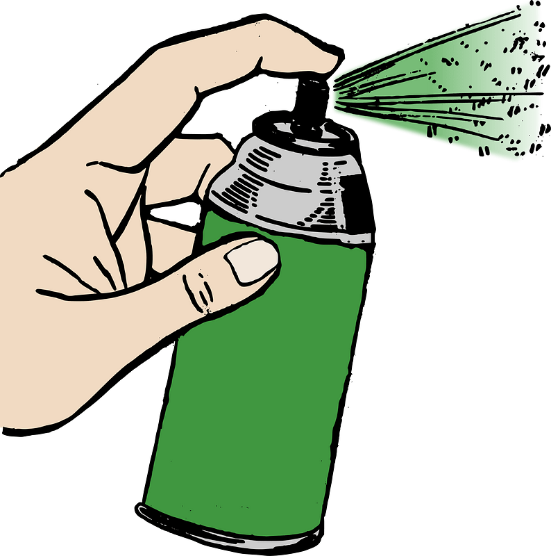 Hand Spray Paint Green clipart. Free download transparent .PNG Creazilla