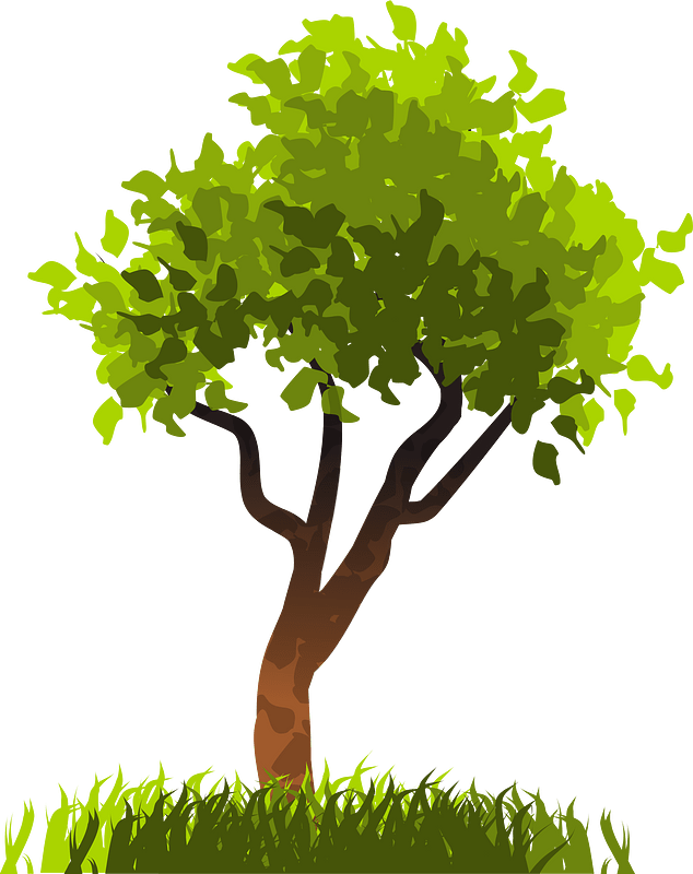 Tree and grass clipart. Free download transparent .PNG Creazilla