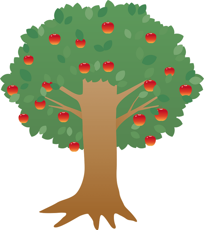 Apple tree clipart