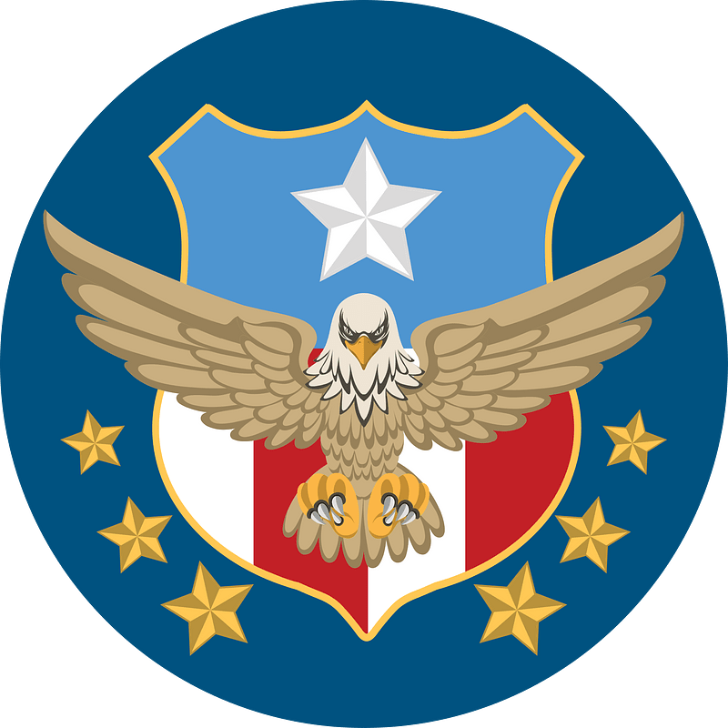 Bald eagle coat of arms clipart. Free download transparent .PNG Creazilla