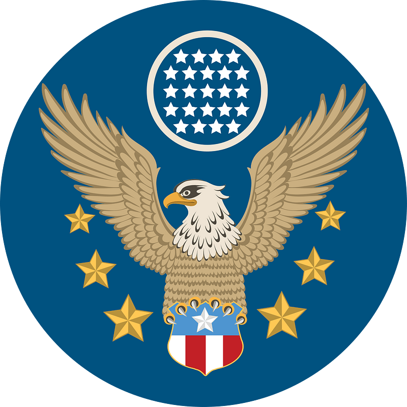 Bald eagle coat of arms clipart. Free download transparent .PNG Creazilla