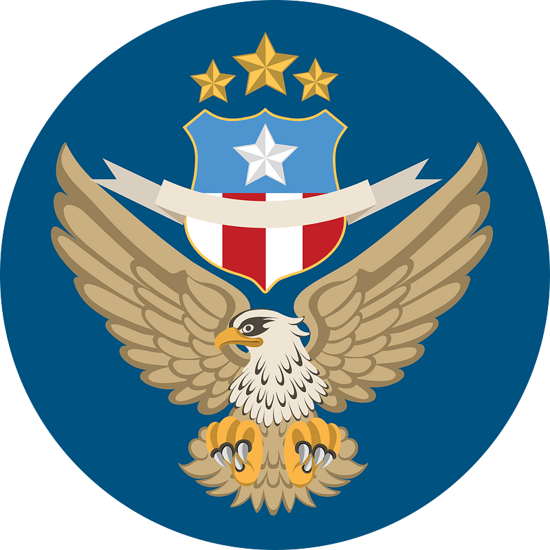 Bald eagle coat of arms clipart. Free download transparent .PNG Creazilla