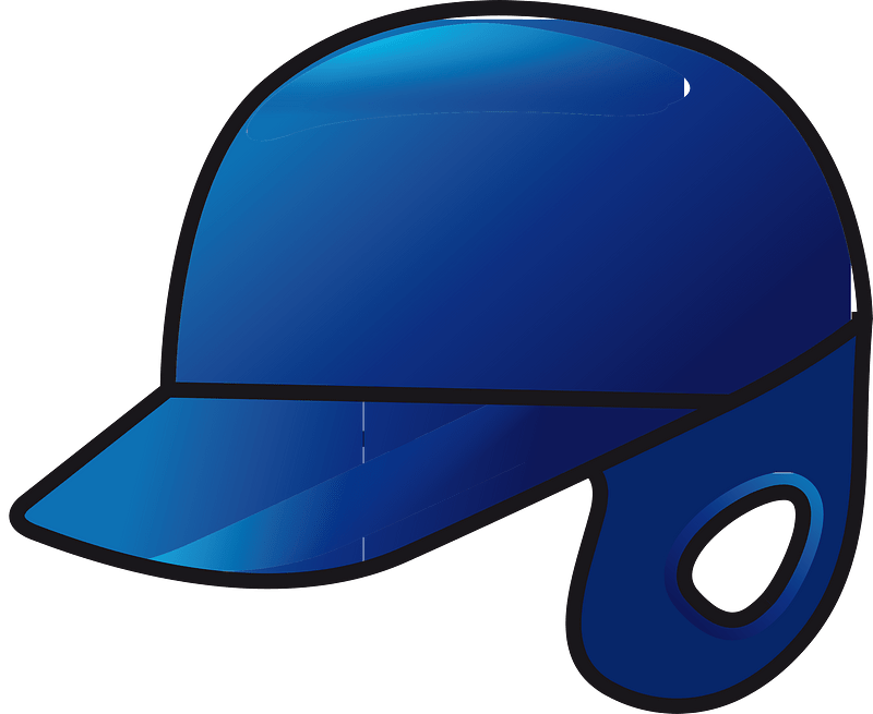 Baseball helmet clipart. Free download transparent .PNG Creazilla