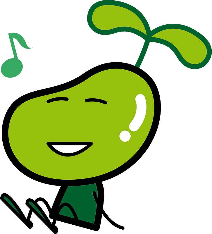 Bean character clipart. Free download transparent .PNG Creazilla