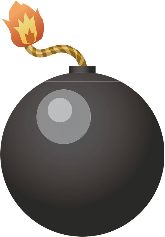 Bomb weapon clipart