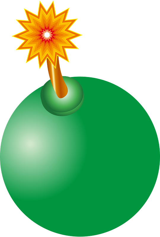 Bomb weapon clipart