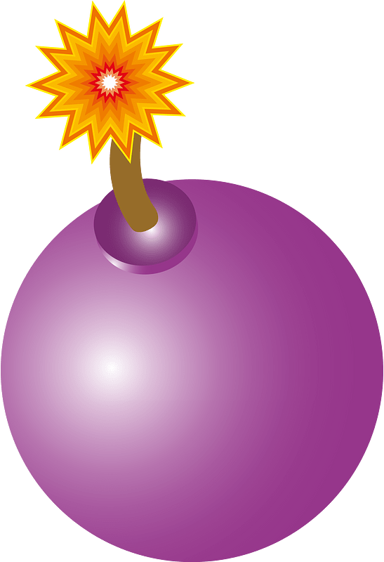 Bomb weapon clipart