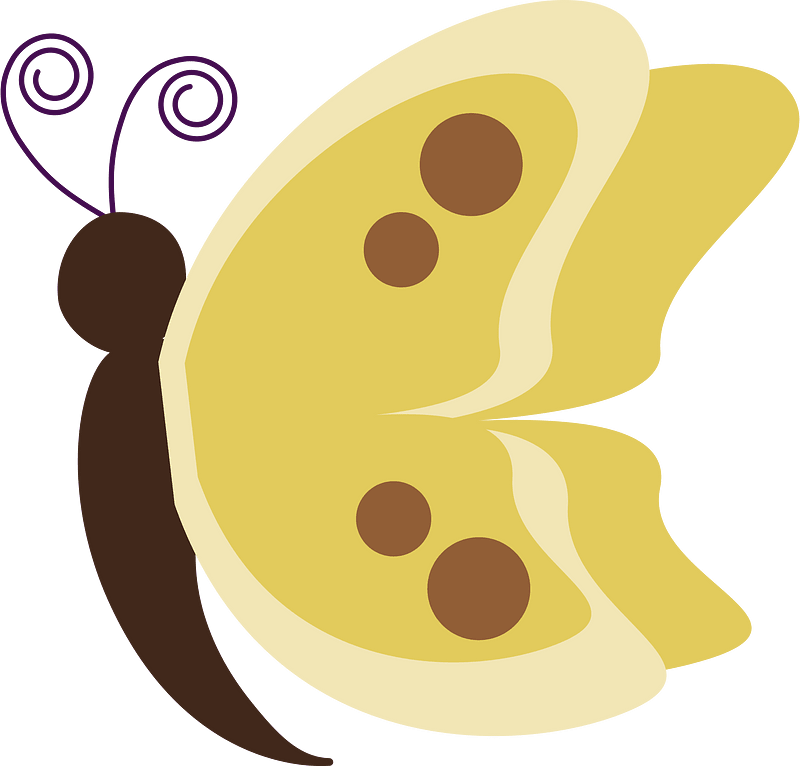 Butterfly flower clipart. Free download transparent .PNG Creazilla