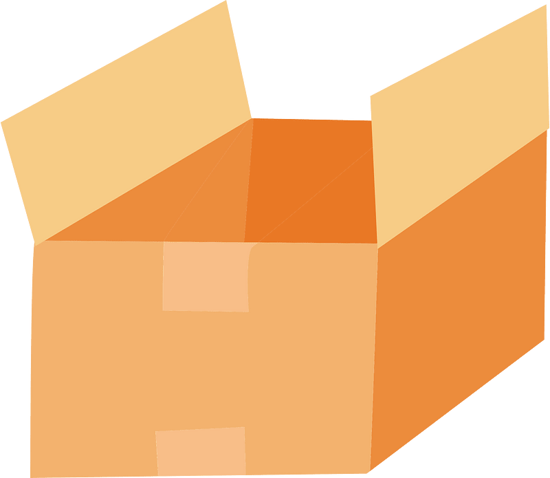 Carton box clipart. Free download transparent .PNG Creazilla