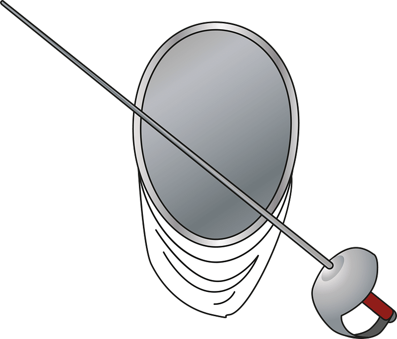 Fencing sabre clipart. Free download transparent .PNG Creazilla