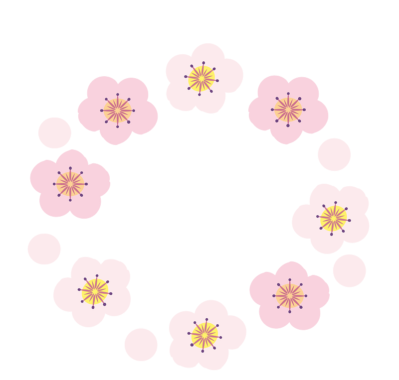 Flower wreath clipart