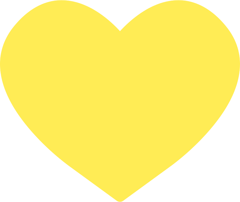 Yellow Heart clipart. Free download transparent .PNG Creazilla