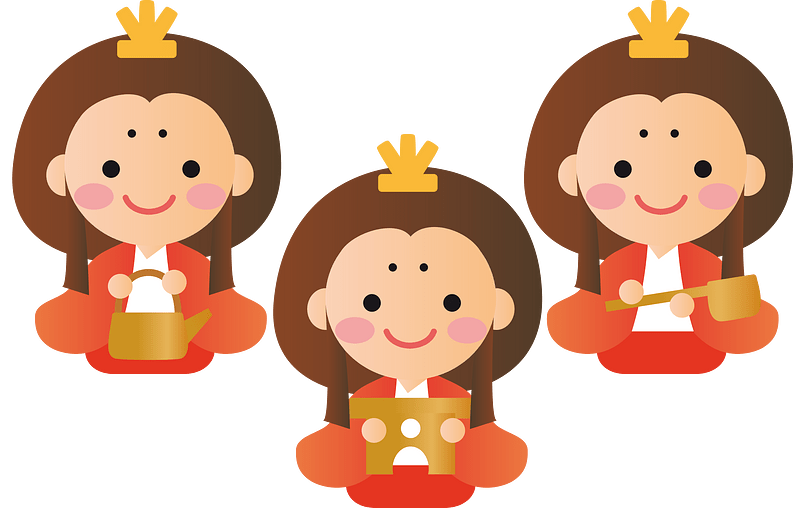 Hina dolls clipart. Free download transparent .PNG | Creazilla