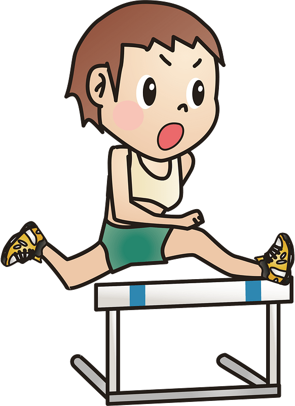 Hurdle athletics clipart. Free download transparent .PNG Creazilla