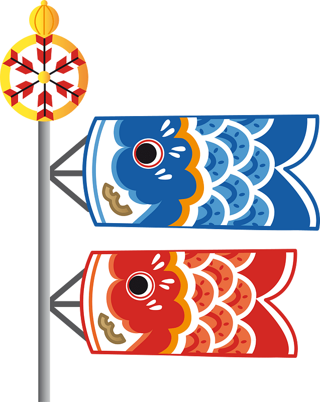 Koinobori clipart. Free download transparent .PNG | Creazilla