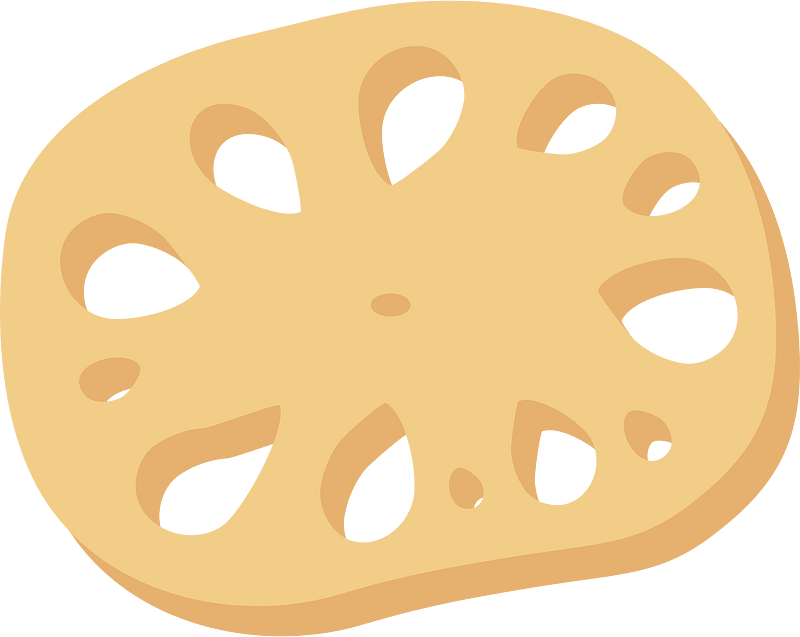 Lotus root clipart. Free download transparent .PNG Creazilla