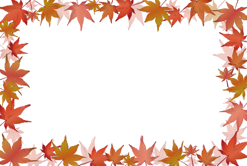 Maple frame immagine clipart